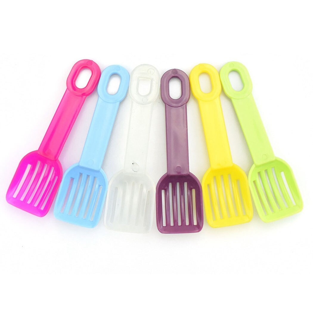 2 pezzi di lettiera per criceti notizia in anticipo di plastica creativa criceto scoop ottavino animale scoop criceto cucchiaio di sabbia prodotti per la pulizia vassoio dei rifiuti