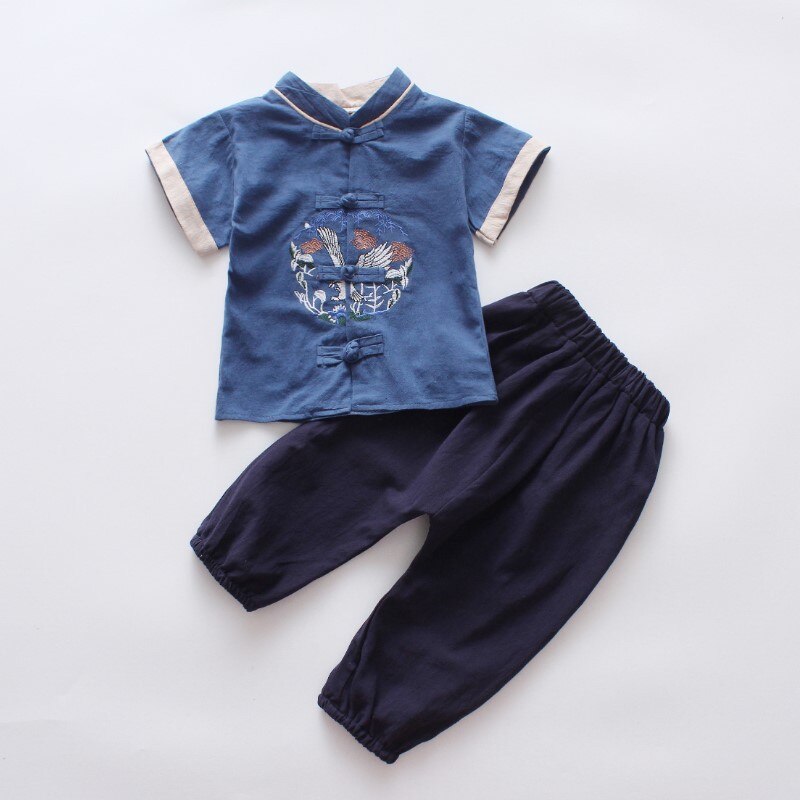 Oude Hanfu Kleding Kinderen Gewaad Voor Stage Kinderen Chinese Traditionele Kostuum Voor Jongen Tang-dynastie Outfit DQS1911