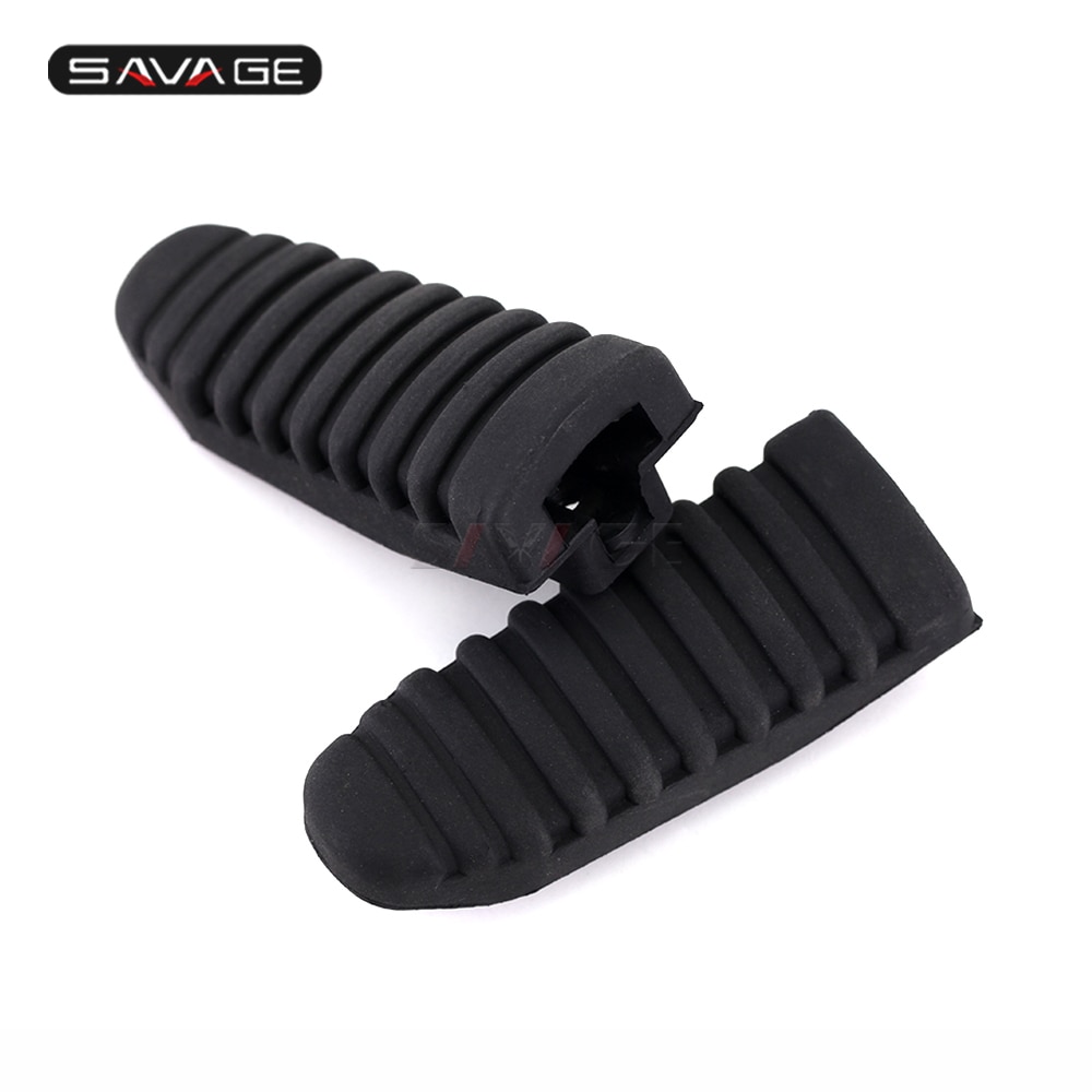 Reposapiés de goma con clavija para SUZUKI GSF 650 1250/S BANDIT SFV 650 Gladius, accesorios para motos, cubierta frontal de Pedal negra