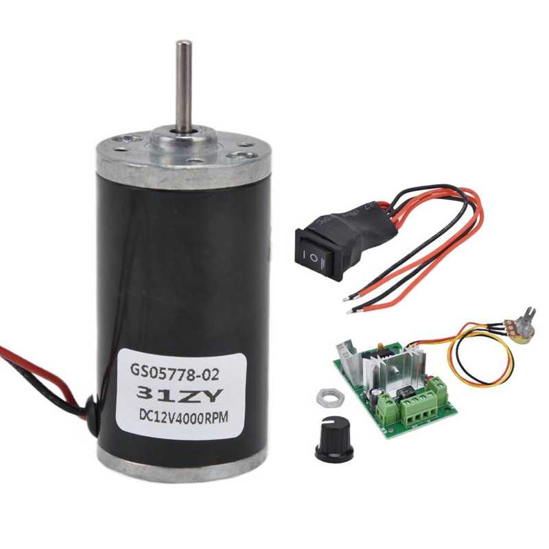 High Torsion Motors Permanent Magnet Motor 120W High Speed for DIY: 12V4000RPM
