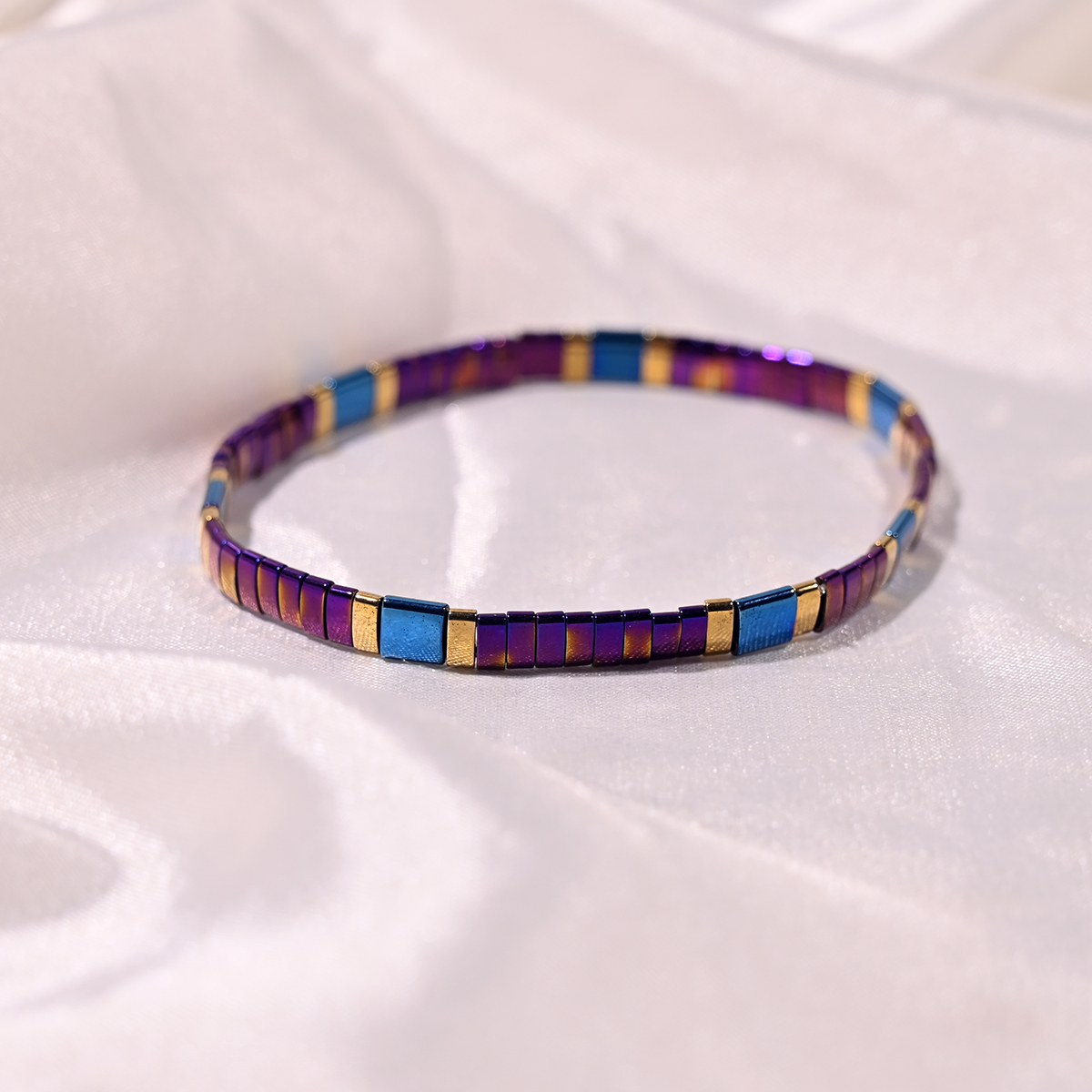 Tila contas pulseira para mulheres moda novo design hematita empilhável colorido charme pulseras femme jóias acessórios