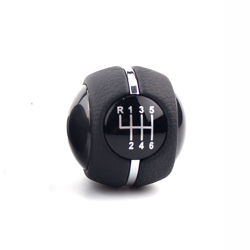 Voor Mini Cooper F55 F56 F54 F60 Oem 7641999 Manual Car Pookknop Shifter Cover Gaitor Lederen Laars 5 snelheid En 6 Speed: Black