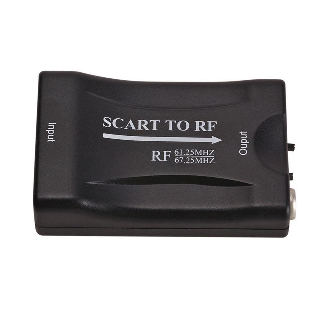 Scart Naar Rf Converter Scaler Video Audio Converter Adapter Hoge Frequentie Output Voor Rf Monitor Projector