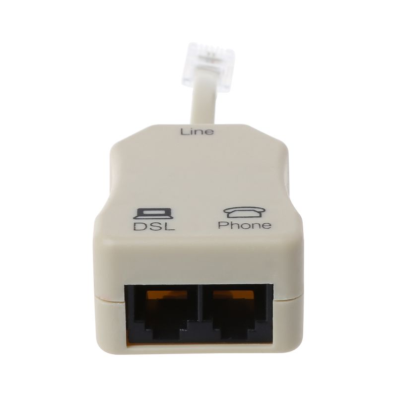 Módem ADSL portátil, teléfono, Fax, filtro divisor en línea, red, 1 ud.