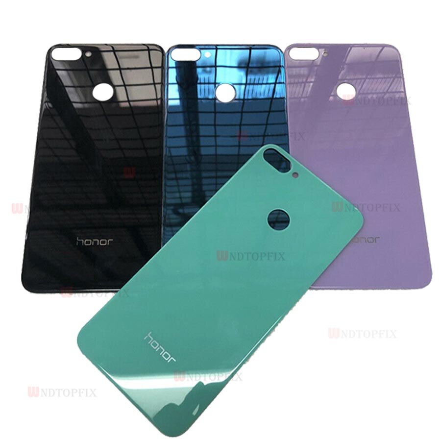 Nowy dla Huawei Honor 9i tylna pokrywa baterii obudowa tylna obudowa szklana dla Honor 9 Lite pokrywa baterii Honor 9 Lite obudowa