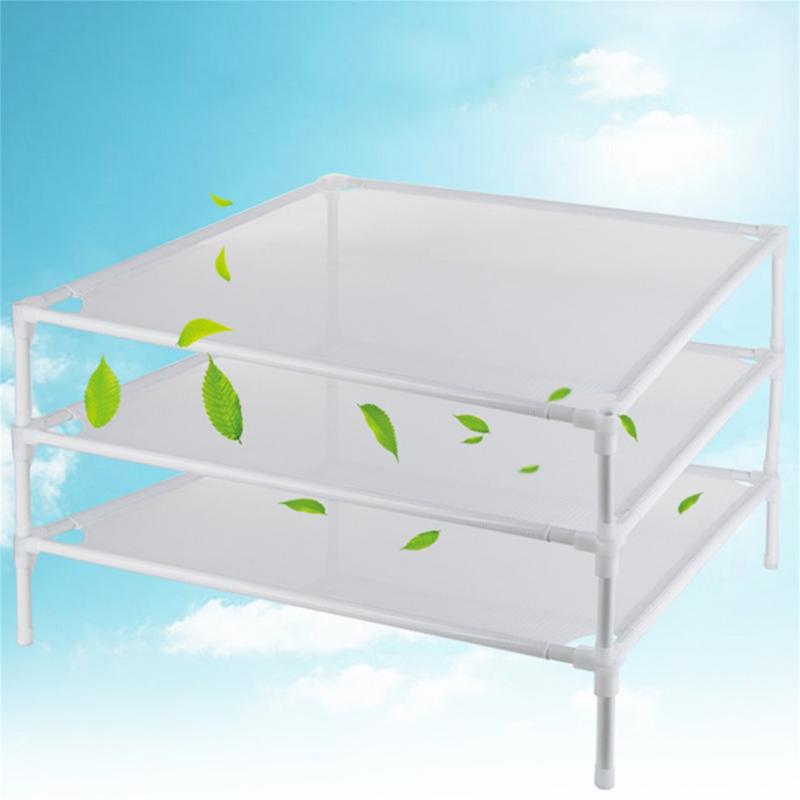 Sweater Drying Rack Stackable Flat Laundry Drying Rack Flower Drying Rack Mesh Surfaces for Indoor and Outdoor Clothes