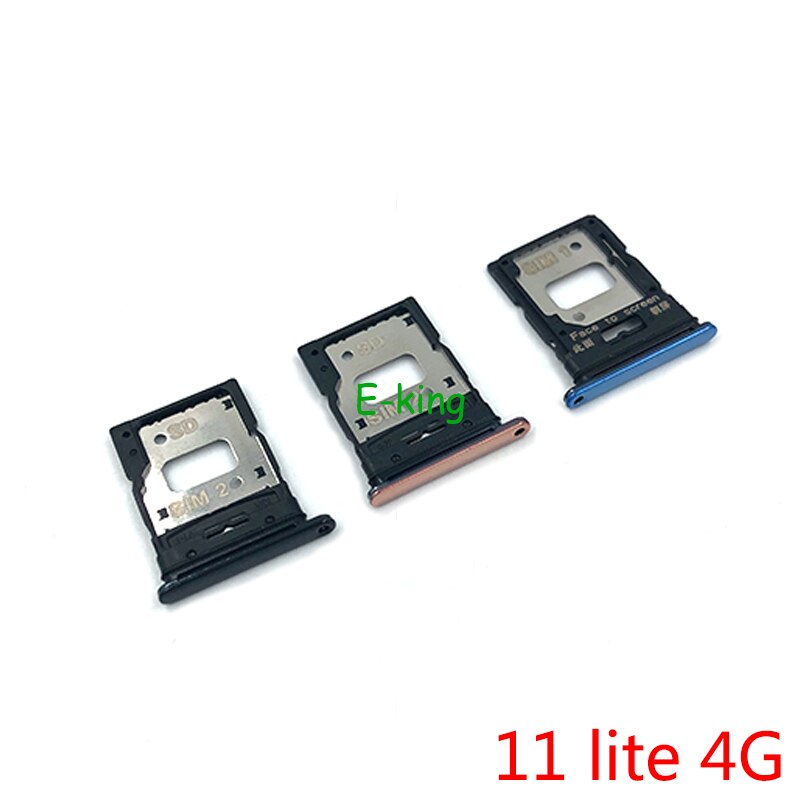 Voor Xiaomi Mi 11 Lite 4G 5G Sim Card Slot Lade Houder Sim Card Reader Socket