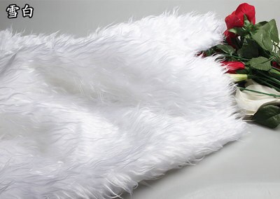Pluche cospaly prestaties kleding sieraden teller clothr achtergrond doek deken hond haar ambachten pluche faux fur stof: 1