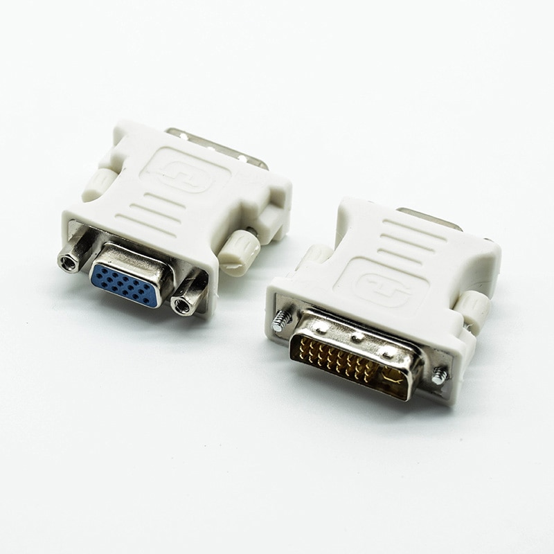 DVI 24 + 5 Male naar VGA Female Converter DVI naar VGA Adapter VGA Monitoren Grafische Display Interface Conversie Plug