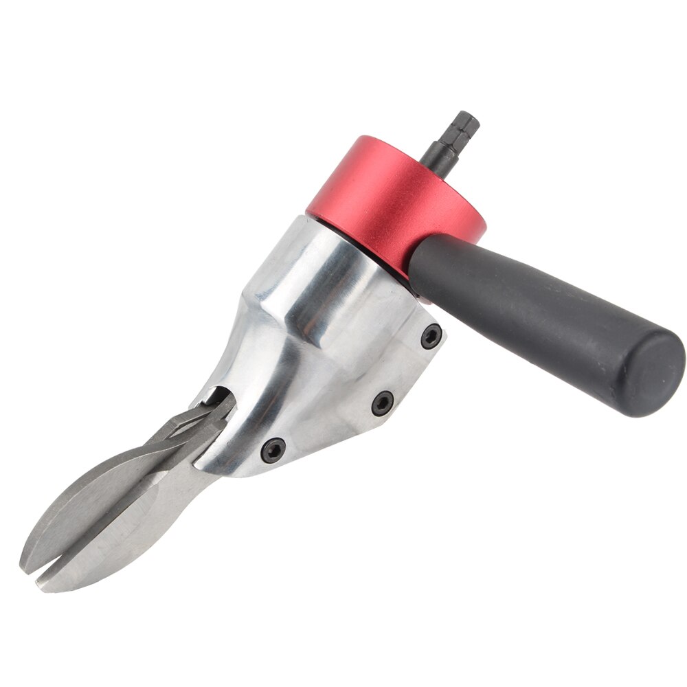 Metal Cutting Scissors Nozzle for Electric Drill Chuck Iron Disc Shears Plastic Cloth Wool Wire Mesh Cutter Air