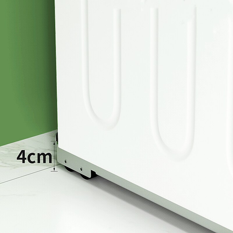 Washing machine base bracket tripod mobile universal wheel drum refrigerator raised anti-collision universal shelf