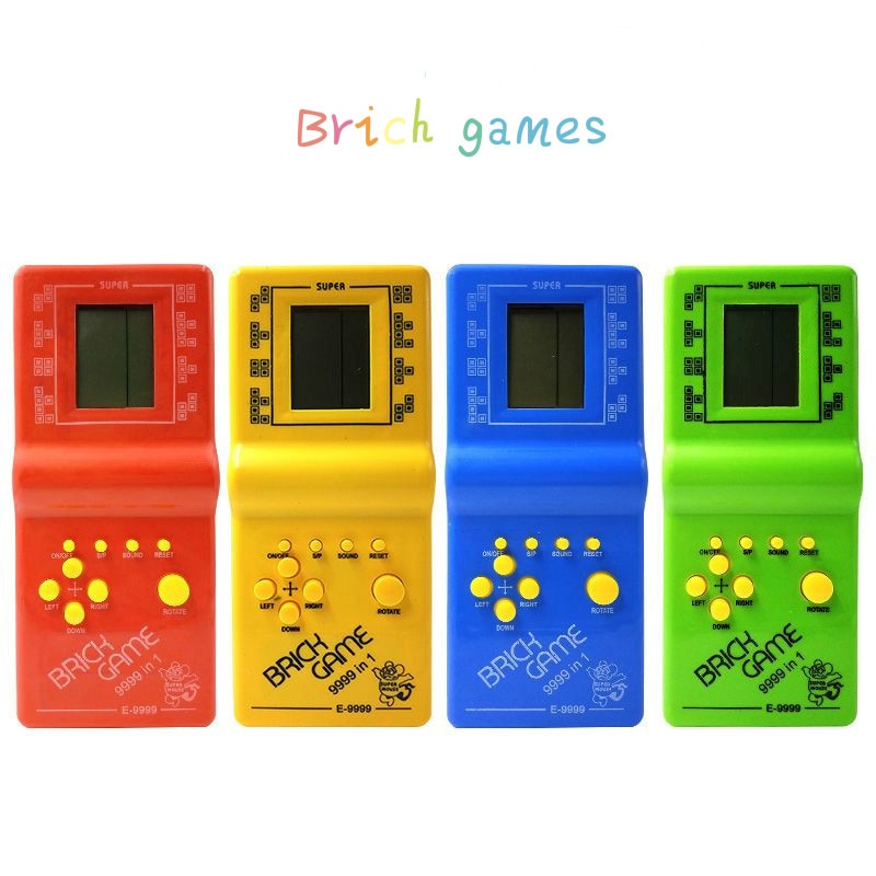 Kinderen Speelgoed Klassieke Handheld Game Machine Tetris Brick Game Kids Game Machine met Game Muziek Afspelen 1 st