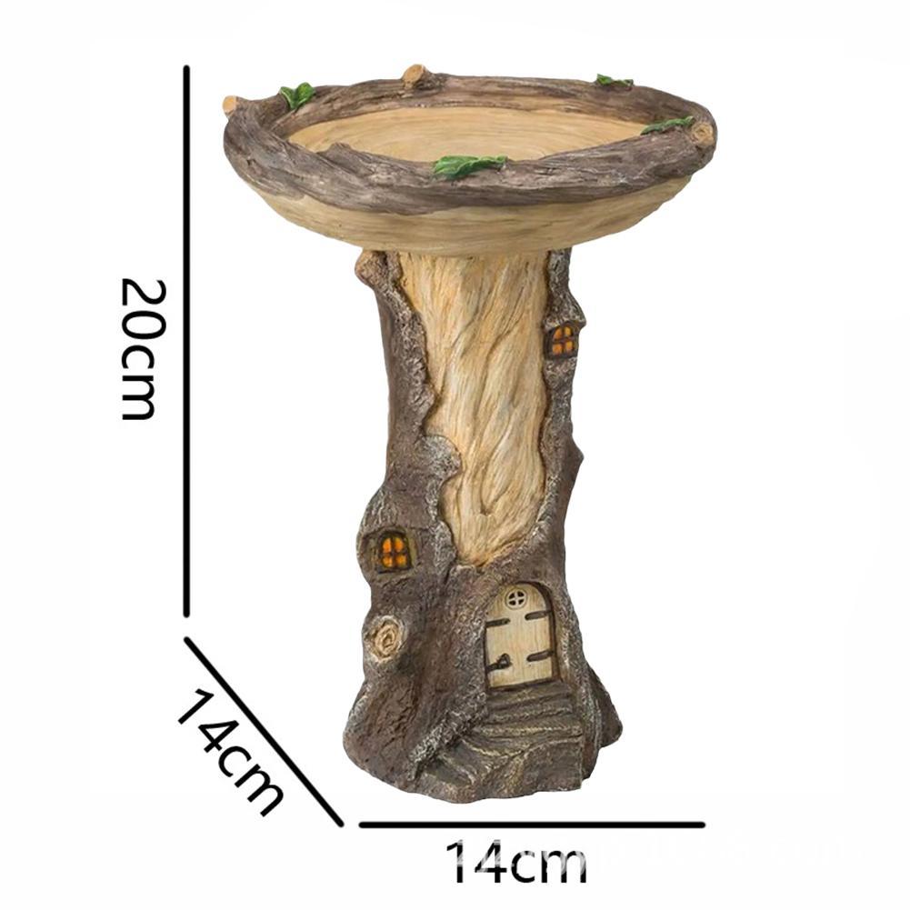 Resin Raccoon Birdbath Polyresin Antique Garden Bird Bath For Home Garden Yard Garden Decoration Outdoor Gardening Yard Dec L9v0: D