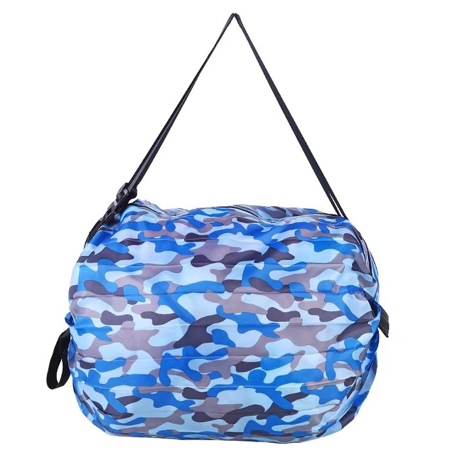 opvouwbare opbergtas Draagbare reiscamouflage Handtassen Grote capaciteit met handvat Japen boodschappentas: Roze