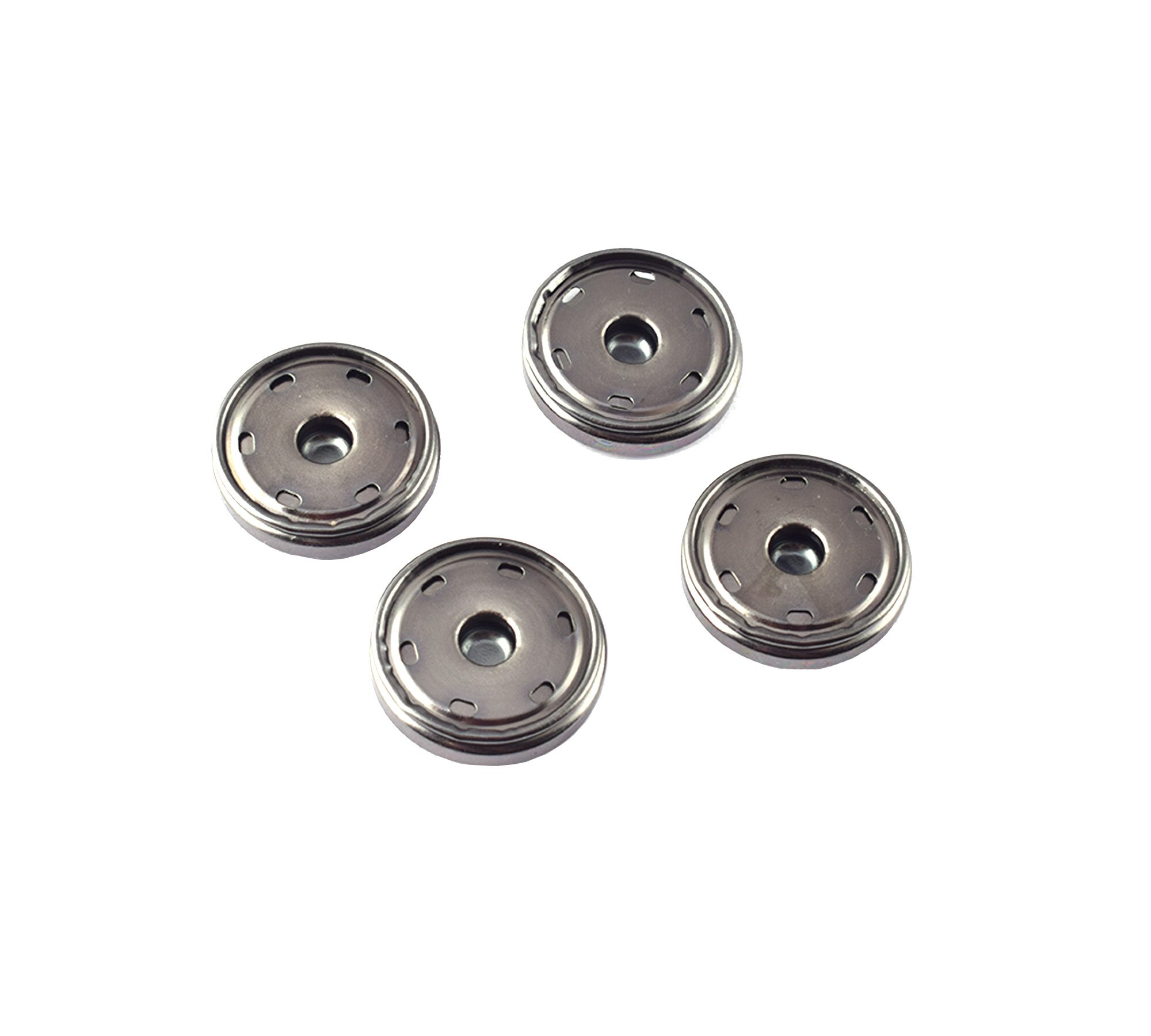 Metal Snaps Buckle Fasteners Sewing Process Snap Leather Snap Sets Clothing Sewing Products DIY Accessories 1.2Inch Gunmetal