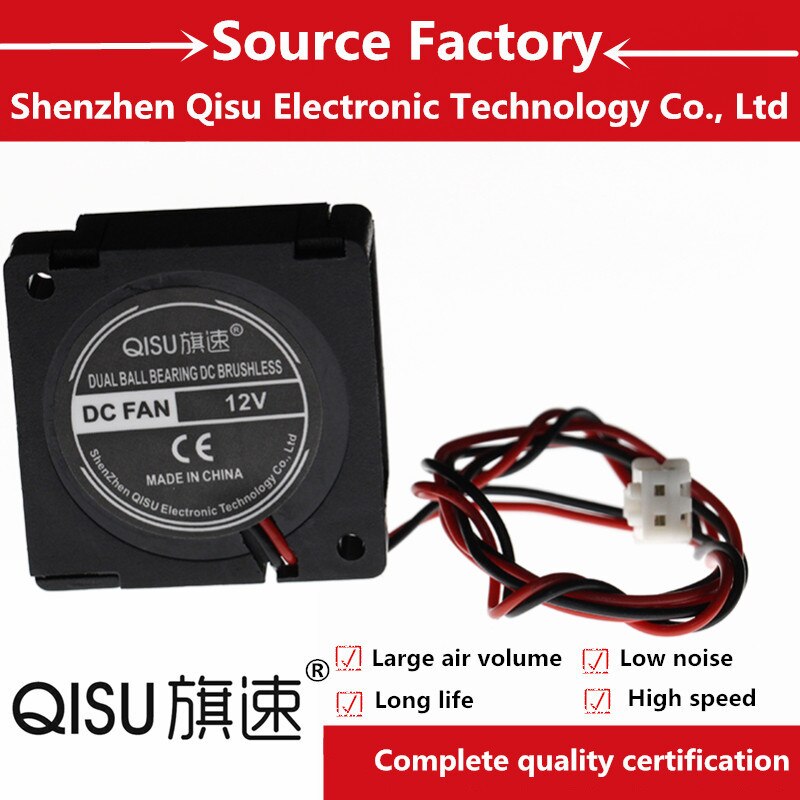 Qisu/3 Cm 3010 5V 12V 24V 30*30*10Mm Usb Fan Turbine cooling Fans