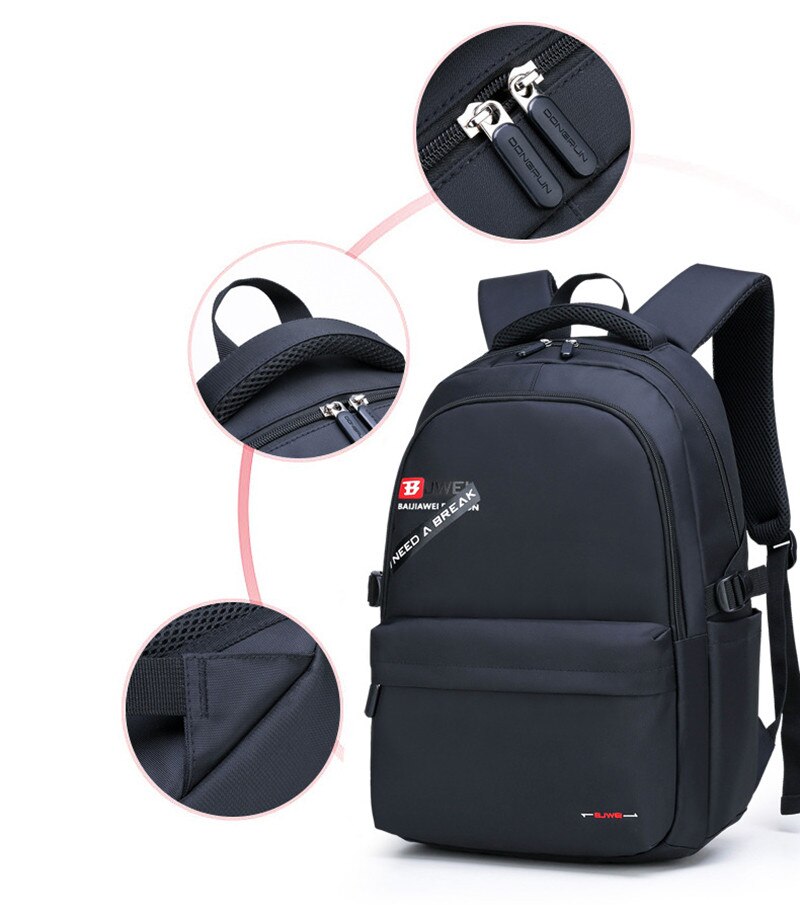 Nova luz oxford escola mochila para adolescente meninos meninas sacos de escola 18 polegada portátil mochila de viagem mochilas escolar