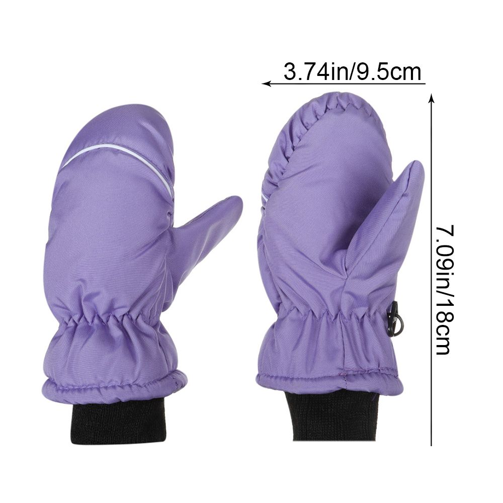 Winter Must Children Kids Windproof Waterproof Snow Snowboard Children Ski Gloves Outdoor Riding Long-sleeved Mitten