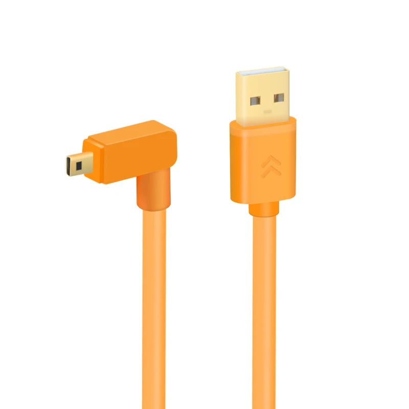 1,5 m-10m cámara SLR ordenador USB Mini 8 pines Cable de disparo atado Cable de datos de 8 pines para Nikon D750 DF D5300 7100: Negro / 8m