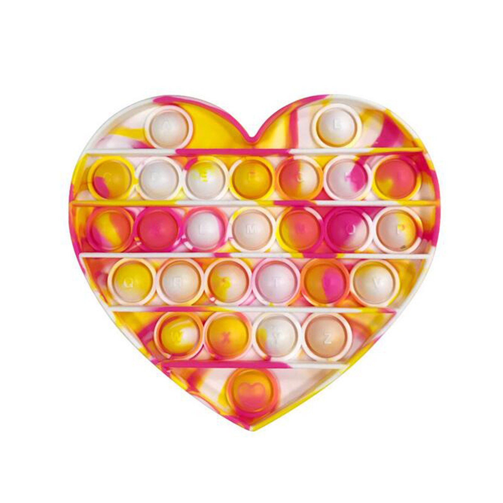 Fidget Toys Anti-Stress Push PopIt Bubble Sensory Rainbow Fidget ToyRestore Emotions Stress Reliever Toy for OCD Anxiety: L