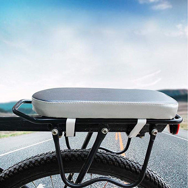 Bike Rack Comfortable Bike Bicycle Soft Cushion Seat Rear Rack for Adults Children Cycling Rear Rack Cushion Accessories