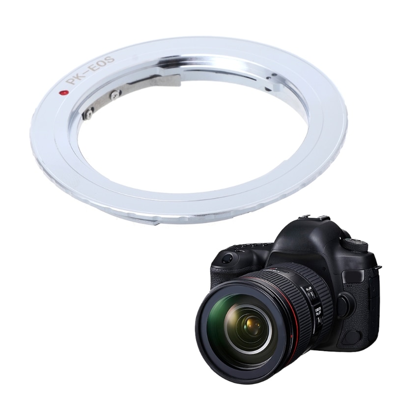OOTDTY Lens Mount Adapter Ring voor Pentax Phoenix PK Lens Canon EF EOS Camera