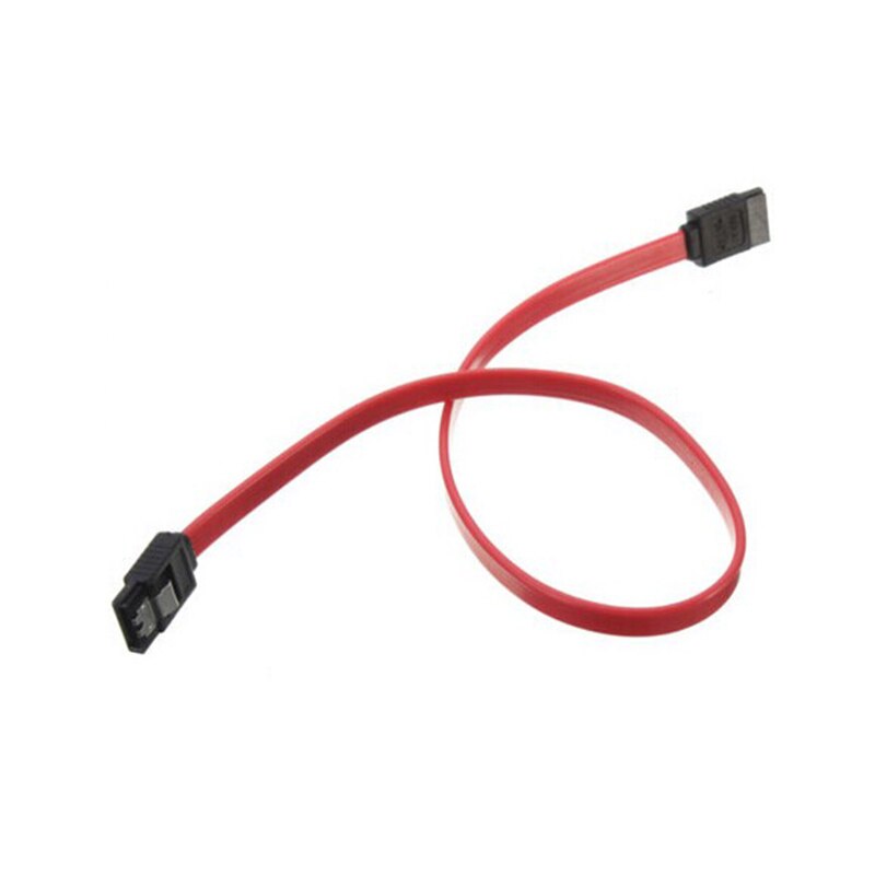 1PC 39cm Serial ATA SATA 3 RAID Data HDD Hard Drive Disk Signal Cables Yellow Red Straight High Speed SATA Data Cable