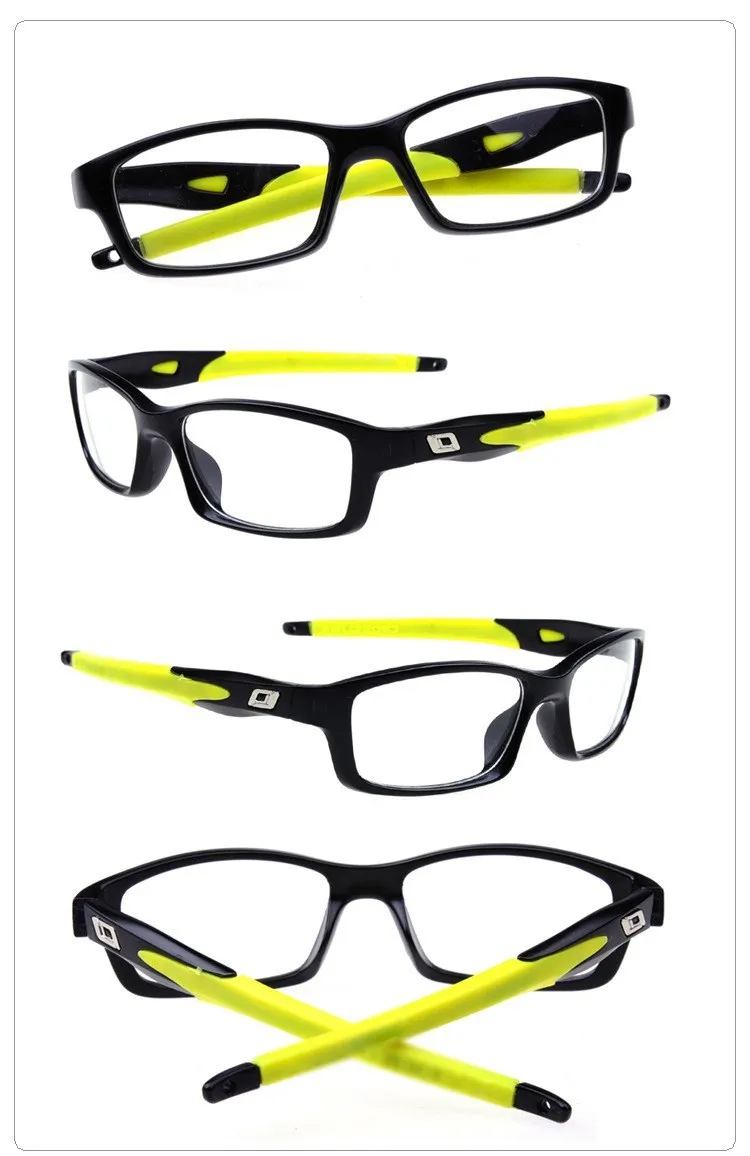 Montura de gafas deportivas de silicona para hombres y mujeres, gafas graduadas, montura de gafas ópticas,: Blanco