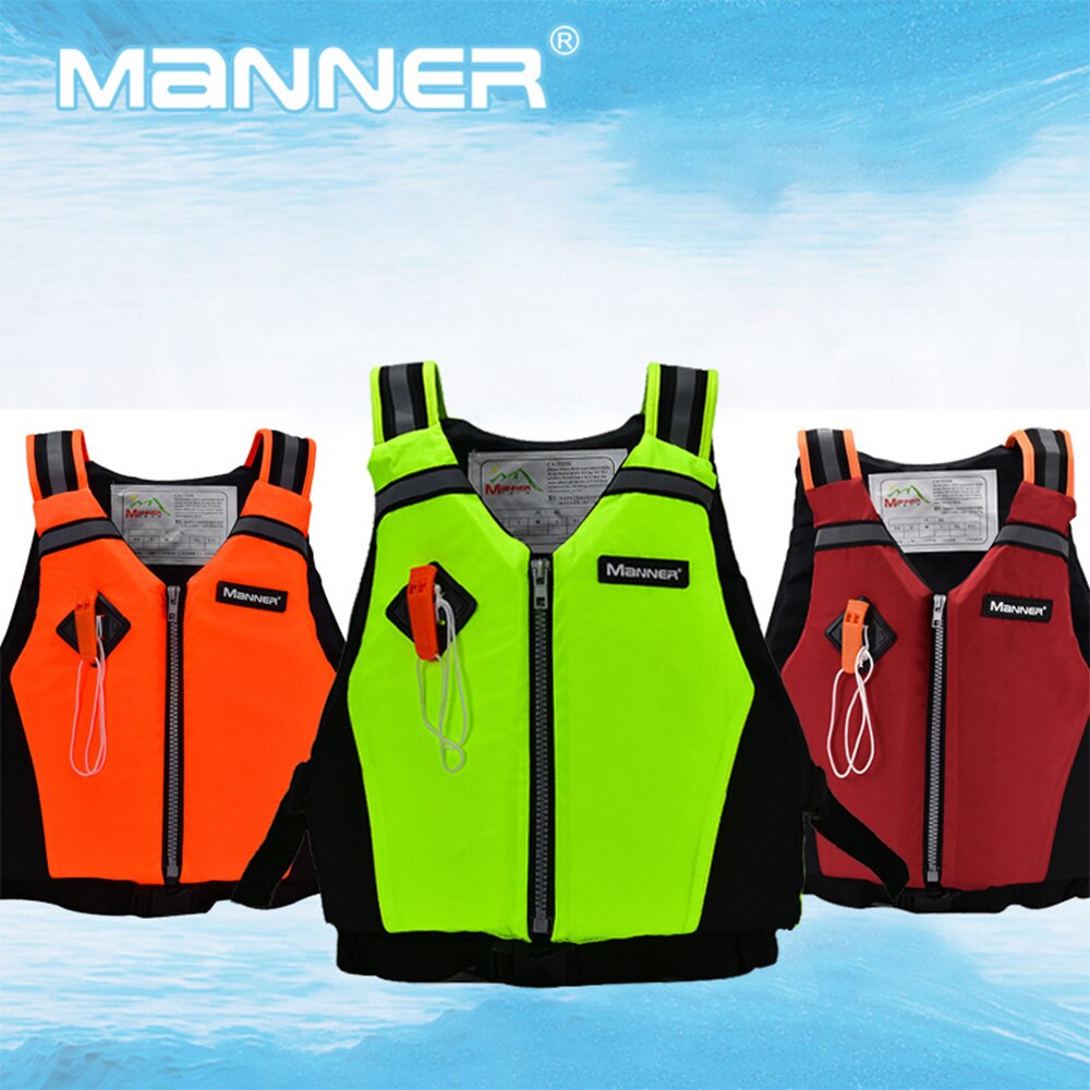 swimming life jacket vest water sports adult big buoyancy vest fishing snorkeling vest lifeboat rafting life vest