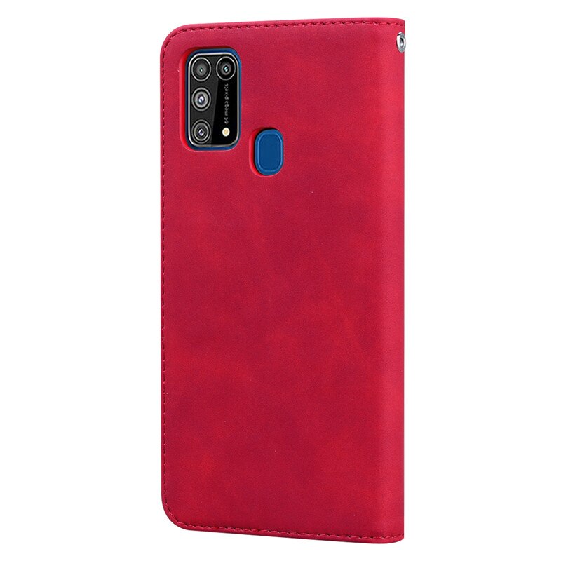 Skórzane etui robić etui Samsung M31 pełne etui ochronne z klapką na Samsung galaktyka M31 M315F M 31 SM-M315F/DS telefon Coque