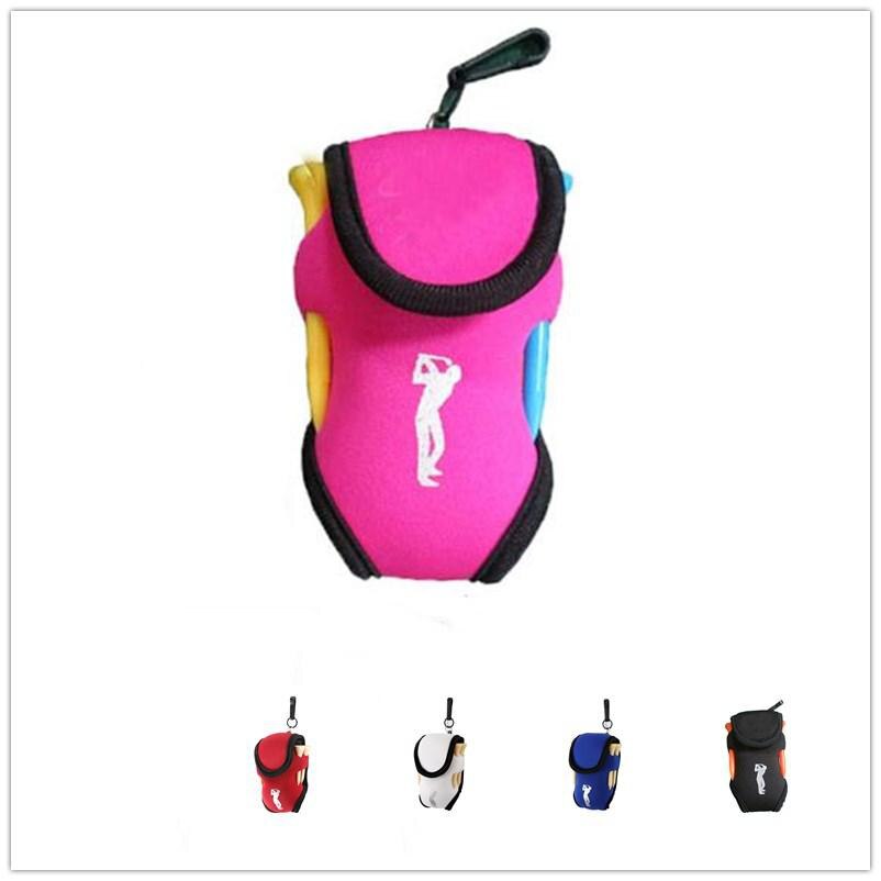 Golf Ball Waist Packing Bag 2 Balls + 4 Tee Mini Portable Accessory Bag