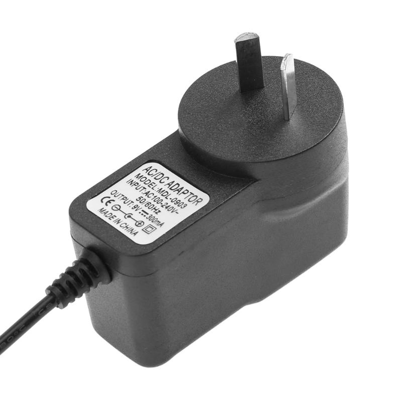 9V 300mA AC/DC adapter robić zasilacza konwerter ładowarka sieciowa 100V-240V dla urządzenia małej mocy 5.5*2.5mm-2.1mm ue nas AU wtyczka