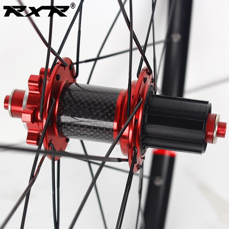 RXR-Rueda con cubo para bicicleta de montaña, neumático para bici MTB o de campo, 27.5, RC3, juego de cojinete de carbono, llanta de aleación de aluminio