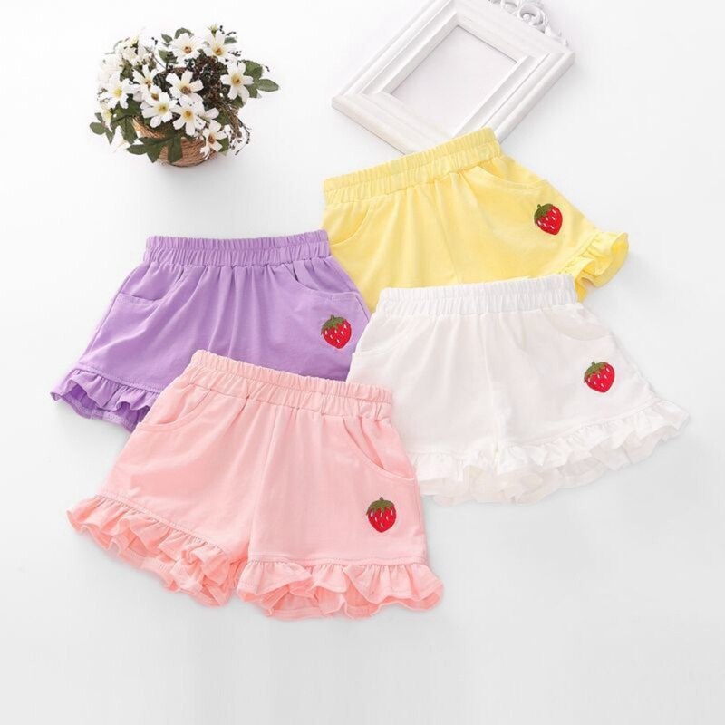 Été enfants coton Shorts pour filles Shorts enfant en bas âge culotte enfants plage courte sport pantalons Leggings bébé vêtements saison