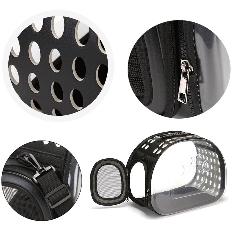 Cat Bag Transparent Travel Pet Backpack Pet Bag Foldable Washable Backpack Litter Dualuse Capsule Shoulder Bag Cat Carrier bag