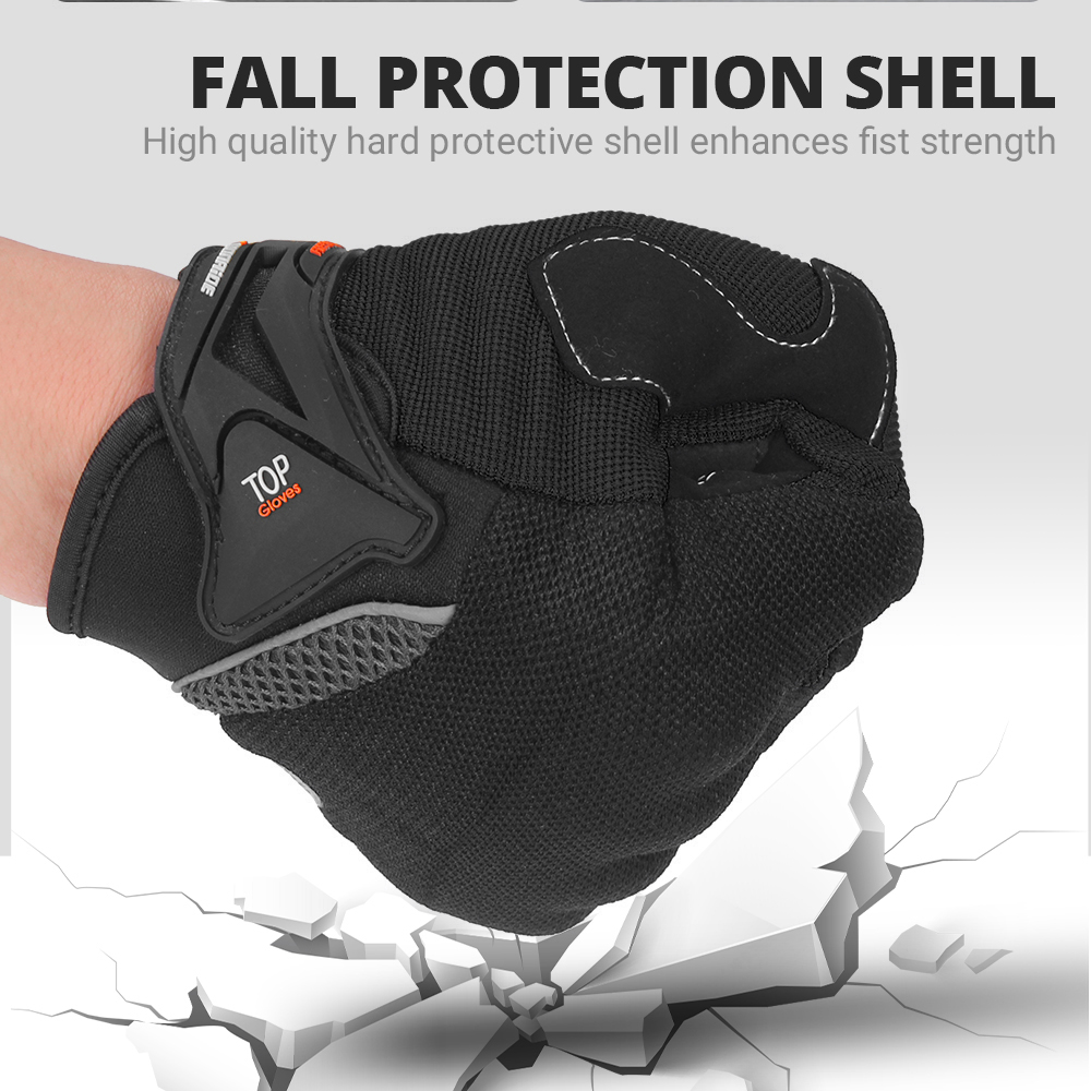 Vollfinger-Motorradhandschuhe, Touchscreen, Moto-Cross, atmungsaktiv, Rennhandschuhe, Motorrad, Fahrrad, Radfahren, Reiten, Schutzhandschuh