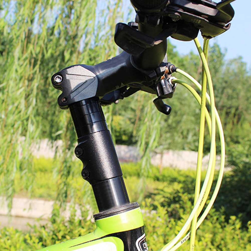115/180/210mm cyklar gaffelförlängare förlängning styrstam stigare rise up svart cykel adapter hållbara mtb mountain cycling delar