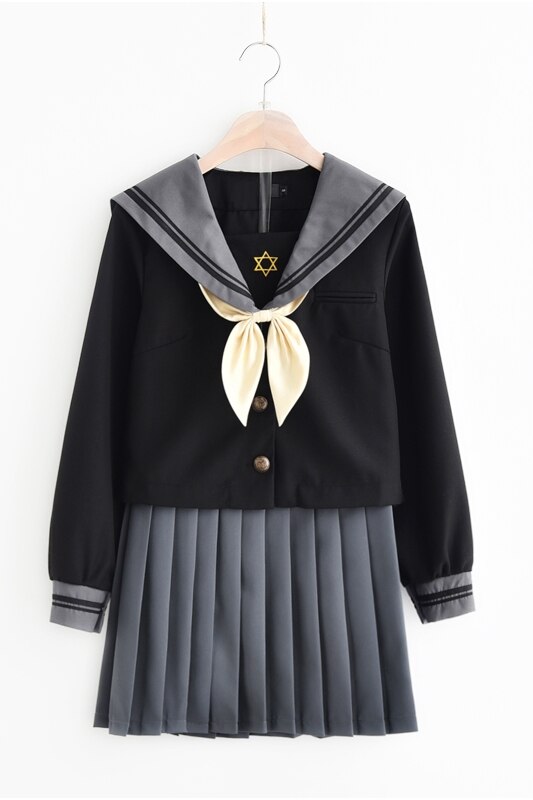 School uniforms girls sailor summer autumn school uniform japanese high school uniforms korean school uniforms set skirt girls