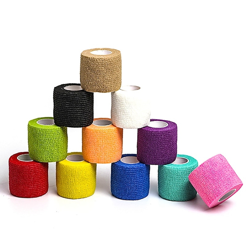 Non Tissé Enveloppement De Bandage Auto-Adhésif Respirant Élastique Bande de Sport Pour Animaux De Compagnie Chien Outils