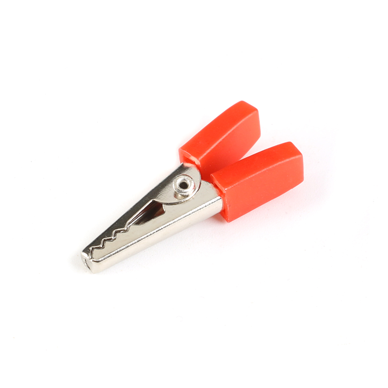 Lot De Pinces Crocodiles (alligator Clips) Rouge Et Noir 50A Pour Batterie - Longueur 80mm