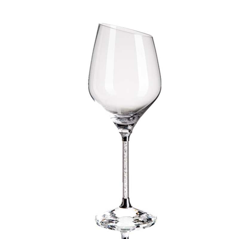 Verres à vin rouges en cristal biseauté | Verre à vin en cristal, verres à vin décorés verres à vin, verrerie décorations de mariage
