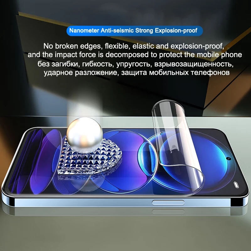 3PCS Hydrogel Film For Moto Motorola Edge 50 40 Pro Neo G Stylus 5G G64 G24 Power G Play Full Cover Screen Protector