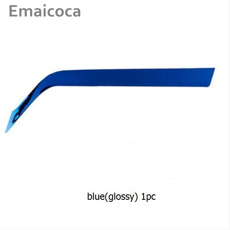 Juego de 2 unidades de decoración para el coche, guantera con decoración, funda adhesiva para Kia K2 Rio , accesorios para el coche,: Blue glossy 1pc