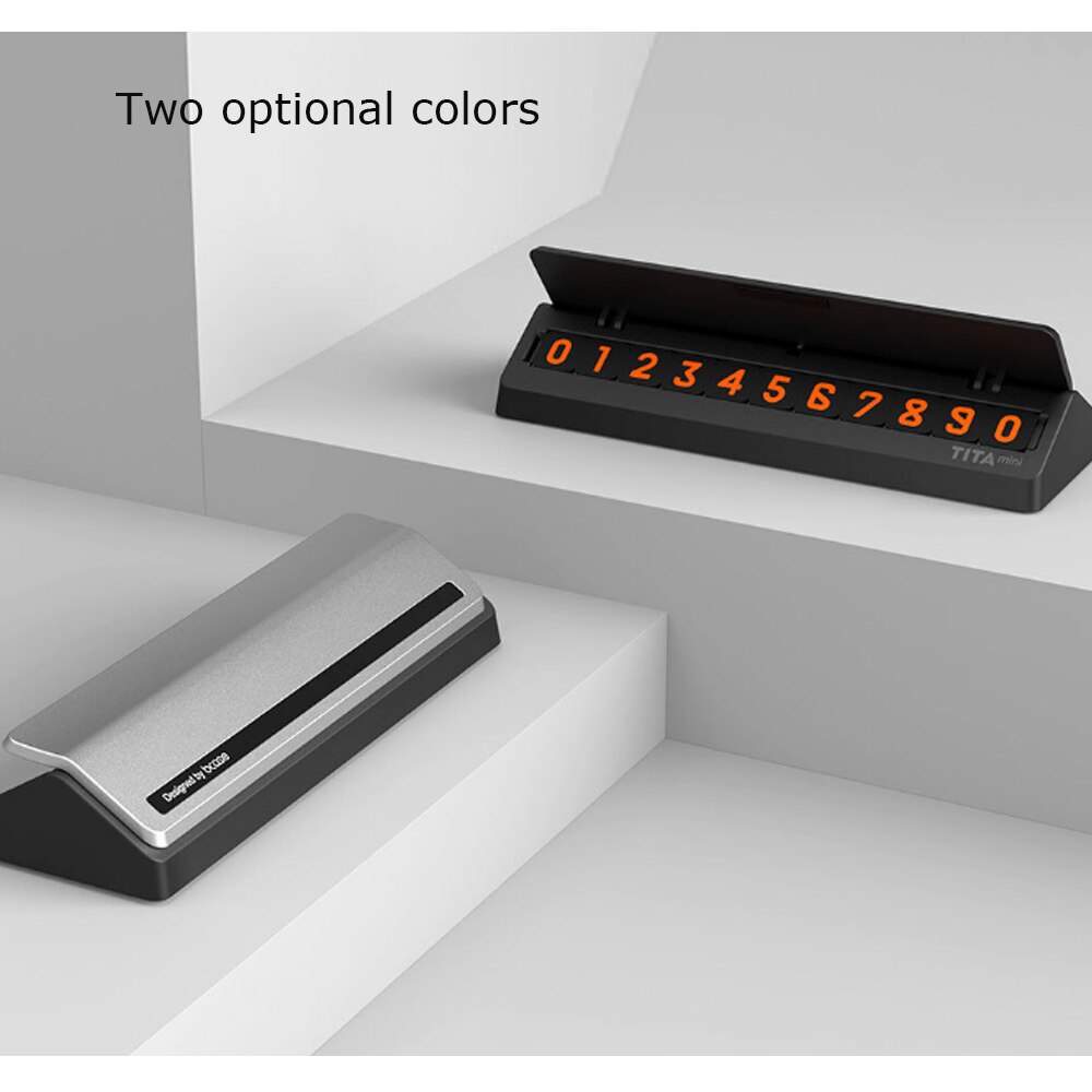 Xiaomi-teléfono inteligente Bcase TITA para coche, accesorio Original tipo Flip, placa de tarjeta de teléfono para estacionamiento templado, Mini decoración para coche