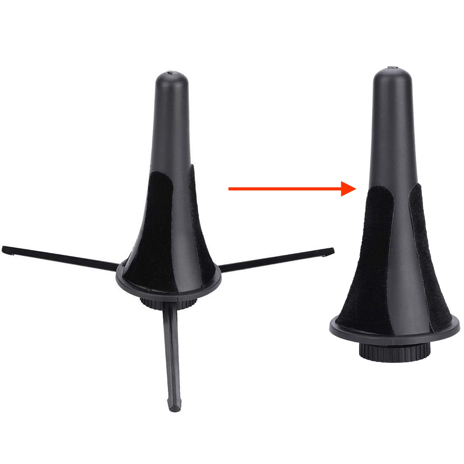 Opvouwbare Klarinet Saxofoon Statief Zwart Klarinet Stand Draagbare Houder Voor Wind Instrument Saxofoon Accessoires & Onderdelen Stand