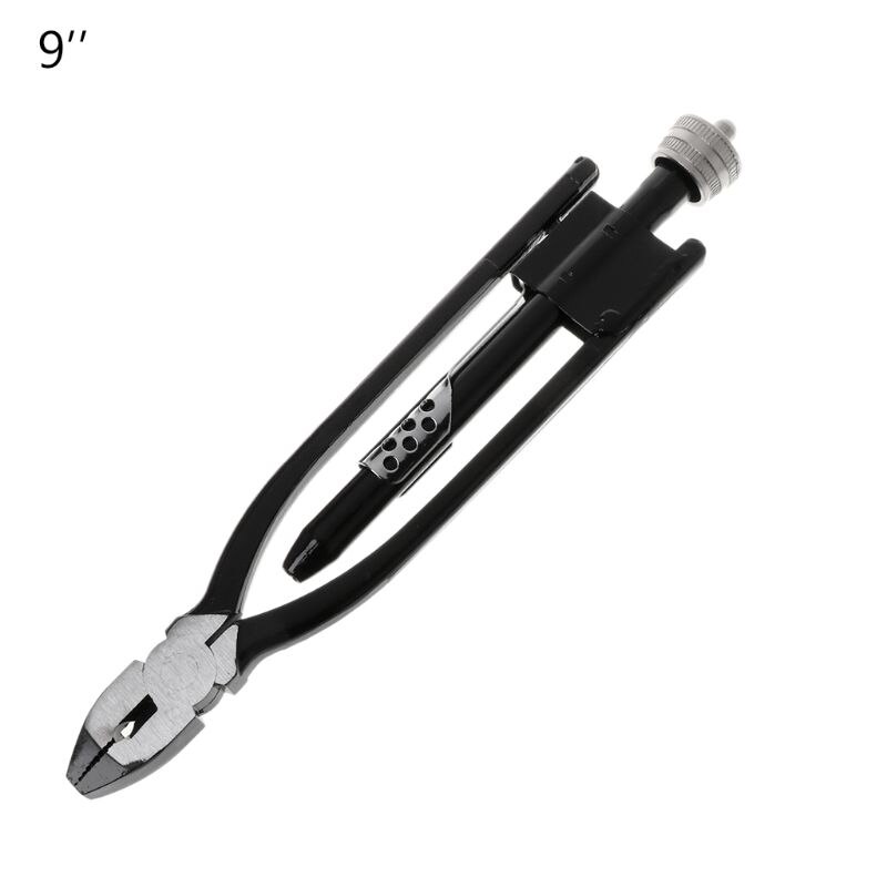 6 "9" Vliegtuigen Veiligheid Wire Twisting Tang Lock Twist Twister Met Een Lente Terugkeer Zware kaken: 9inch