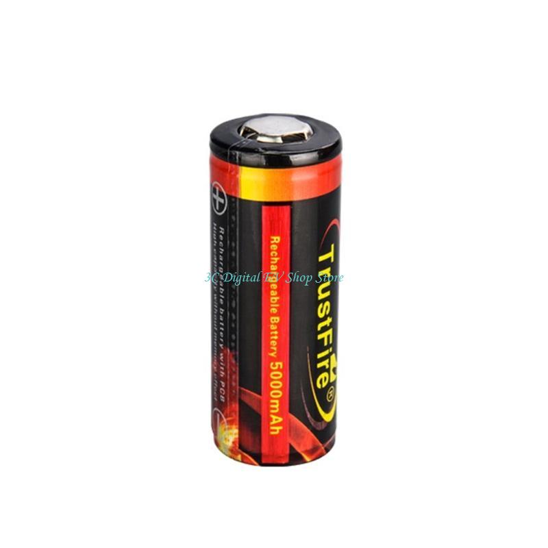 E74D 3.7V 22650 Li-ion Battery 5000 mAh 22650 ion Rechargeable Lithium For Flashlight
