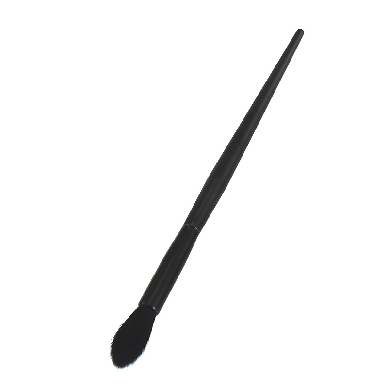 MECLOVOR, 1 pieza, brocha para resaltar el contorno de la nariz, cepillo de manchas, pelo de Animal, lana, cepillo para pelo de caballo, Kits de herramientas cosméticas para mujeres: synthetic hair