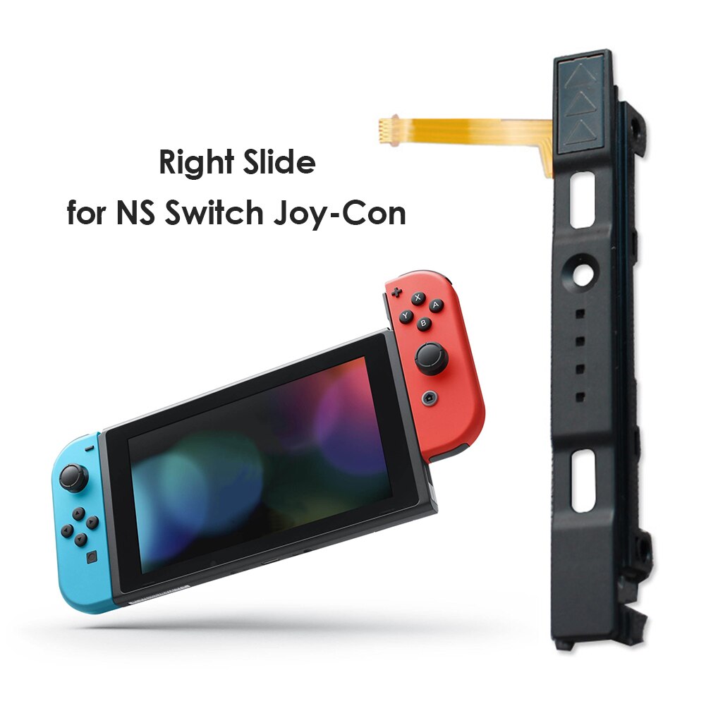 Ersatz-gleitschiene (links/rechts) mit flexkabel für nintendo switch controller-reparaturteile