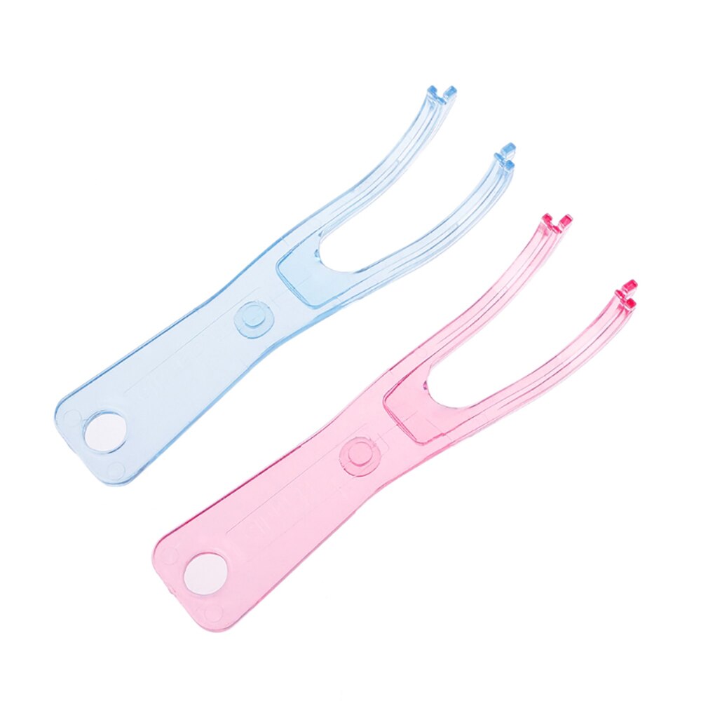 Dental Floss Holder Handle Portable Durable Holder For Teeth Care Oral Clean Oral Health Care Dental Floss Rack